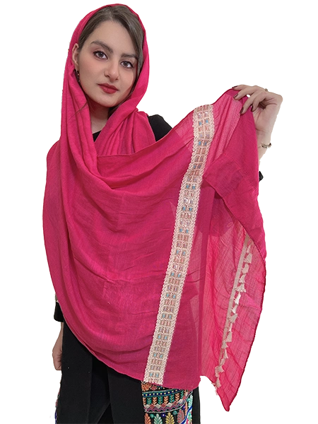 شال با کیفیت یه طرف نوار دار copy