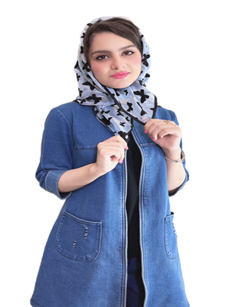 مینی اسکارف مزونی پروانه