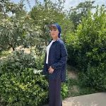 شومیز مزونی لینن پولک دوزی سورمه ای(هندی) کاراشیک