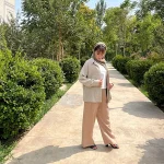 شلوار مزونی تابستانی سنتل ترک با کیفیک 5 رنگ در کاراشیک